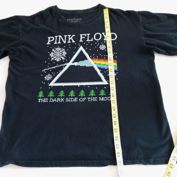 Pink Floyd Dark side of the Moon Snowflake Festive Tee - Picture 4 of 6